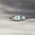 Anello Stella e Luna "A Mia Figlia"