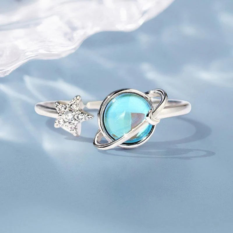 Anello Stella e Luna "A Mia Figlia"