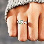 Anello Stella e Luna "A Mia Figlia"