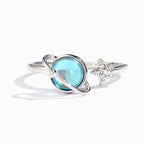 Anello Stella e Luna "A Mia Figlia"