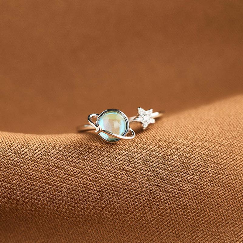Anello Stella e Luna "A Mia Figlia"