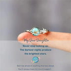 Anello Stella e Luna "A Mia Figlia"